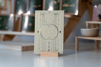 Resilience 4x6 Large Foil Printed Card with printed back